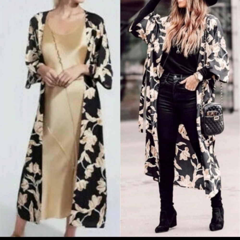 Maison Du Soir Kimono /Robe L/Xl - image 2